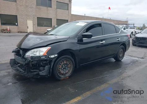 2014 Nissan Sentra S z USA, uszkodzony, nr VIN 3N1AB7AP0EY206776